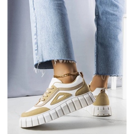 D/GMR Beige Plateausneaker von Robyn 2