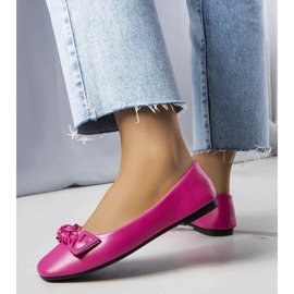 D/GMR Rosafarbene Ballerinas mit Schleife von Tabitha 2