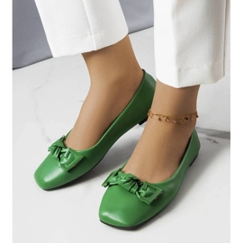 D/GMR Grüne Ballerinas mit Schleife von Tabitha 1