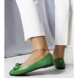 D/GMR Grüne Ballerinas mit Schleife von Tabitha 2