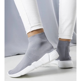 D/GMR Graue hohe Turnschuhe von William 2