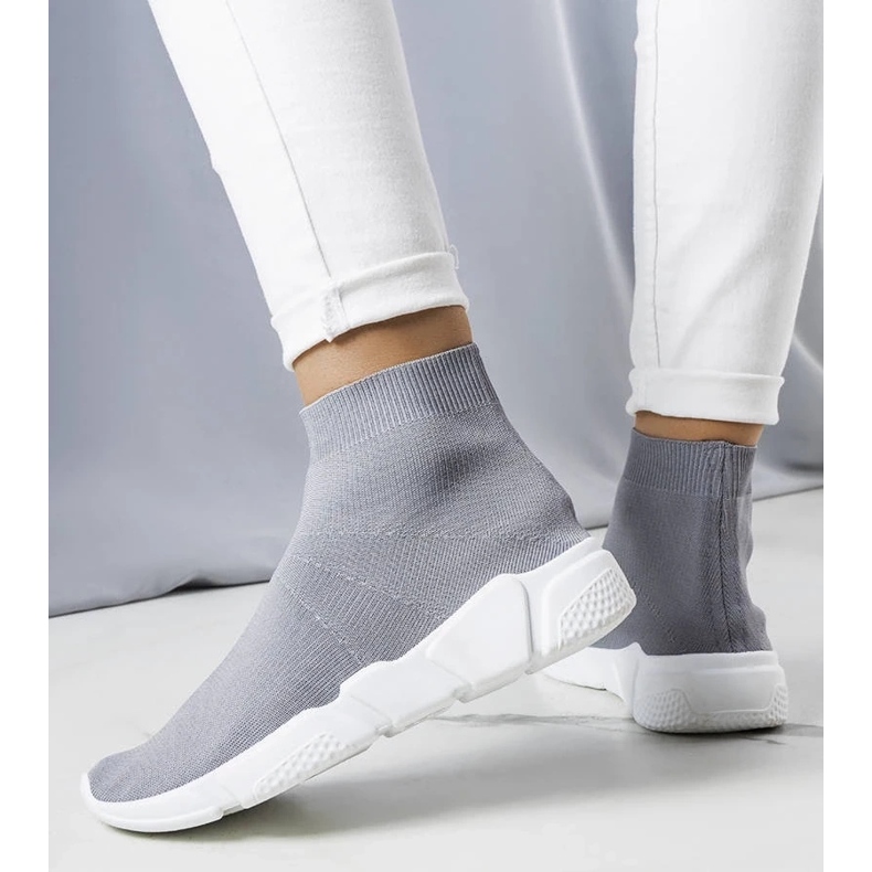 D/GMR Graue hohe Turnschuhe von William 2