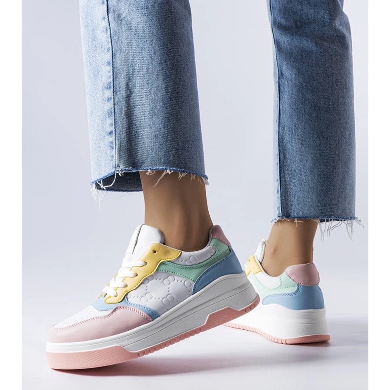 D/GMR Rosa Sneaker mit Paré-Prägung 2