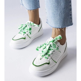 D/GMR Weiße Turnschuhe mit Pryor-Band 1