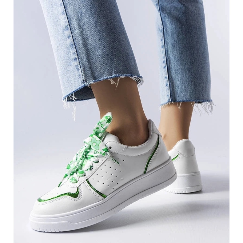 D/GMR Weiße Turnschuhe mit Pryor-Band 2