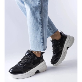 D/GMR Schwarze Damensneaker von Séguin 1