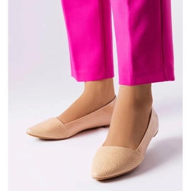 D/GMR Beige elegante Ballerinas von Riel 1