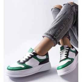 D/GMR Weiße und grüne Schuhe mit dickerer Sohle von Baron 1