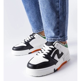 D/GMR Schwarz-weiße Stiefel mit dickerer Sohle von Harter 1