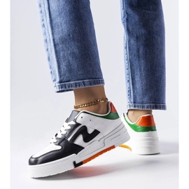 D/GMR Schwarz-weiße Stiefel mit dickerer Sohle von Harter 2