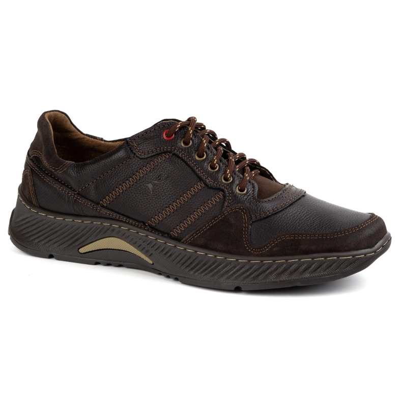 Olivier Herrenlederspitze -up Schuhe Sportstil 315GT Braun Floter 1