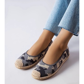 D/GMR Graue Slip-on-Espadrilles von Benedum 2