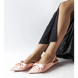 D/GMR Longhena rosa Ballerinas mit offenem Absatz 2
