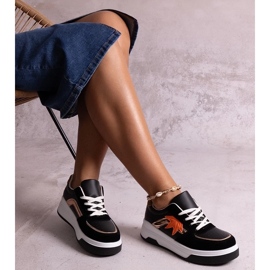 D/GMR Schwarze Sneaker aus Öko-Wildleder von Kollins 2