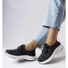 D/GMR Schwarze Stoffsneaker von Tommaso 2