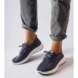 D/GMR Graue Stoffsneaker von Tommaso 1