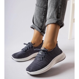 D/GMR Graue Stoffsneaker von Tommaso 2