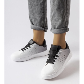 D/GMR Gordon-Sneaker mit Ombre-Effekt weiß 1