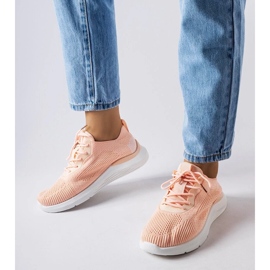 D/GMR Orange-weiße Sneaker von Nelson 1