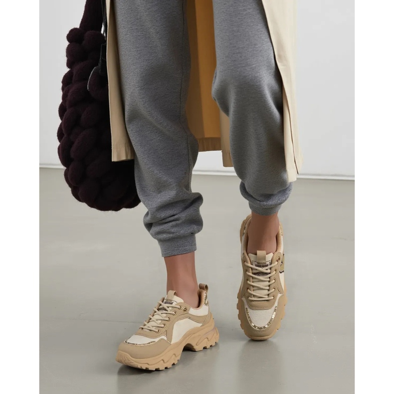 Frauen -Sneaker Solara Khaki beige 1