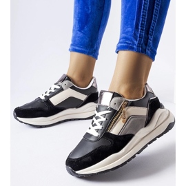 D/GMR Weiße und schwarze Cecchi-Sneaker 2