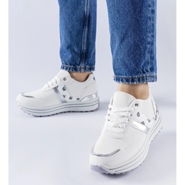 D/GMR Weiße Plateau-Sneaker von Provinciale 1