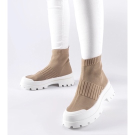 D/GMR Braune Sneakers mit flexiblem Obermaterial Varden 2