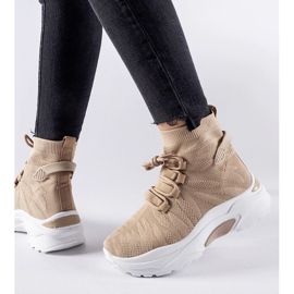 D/GMR Braune High-Top-Sneaker von Vigatto 2