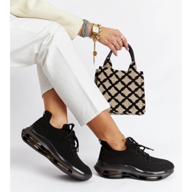 D/GMR Schwarze Plateau-Sneaker Goe JJ2N4080 1