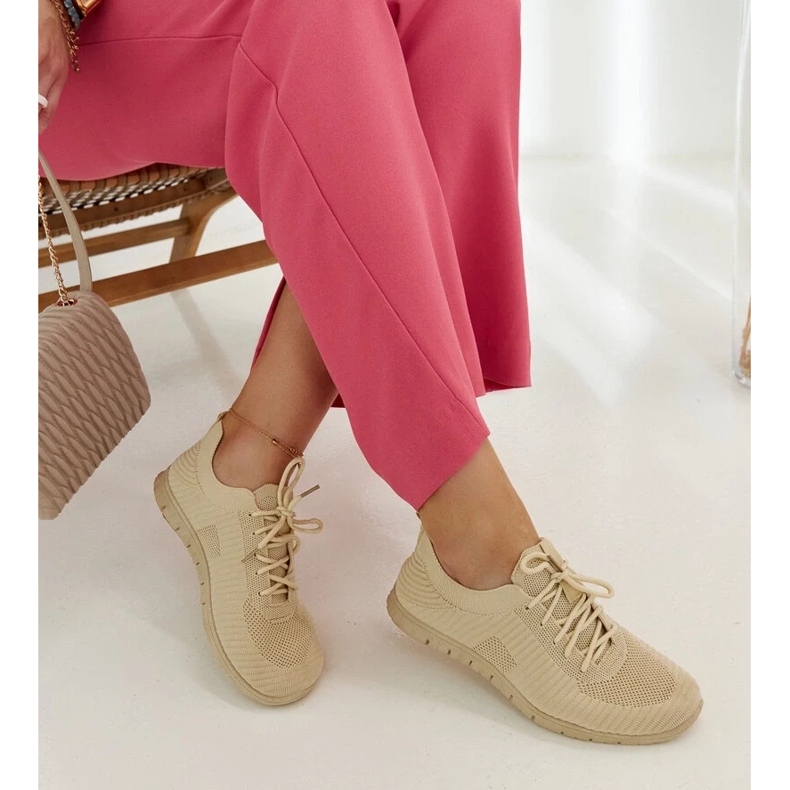 D/GMR Beige Stoff-Sneaker von Erminio 2