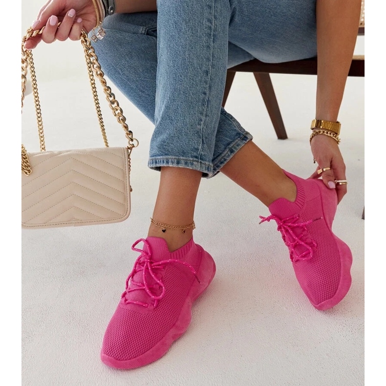 D/GMR Dunkelrosa Roshni-Sportsneaker 1