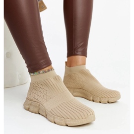 D/GMR Dunkelbeige leichte Sport-Sneaker von Vaclav 1