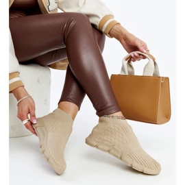 D/GMR Dunkelbeige leichte Sport-Sneaker von Vaclav 2