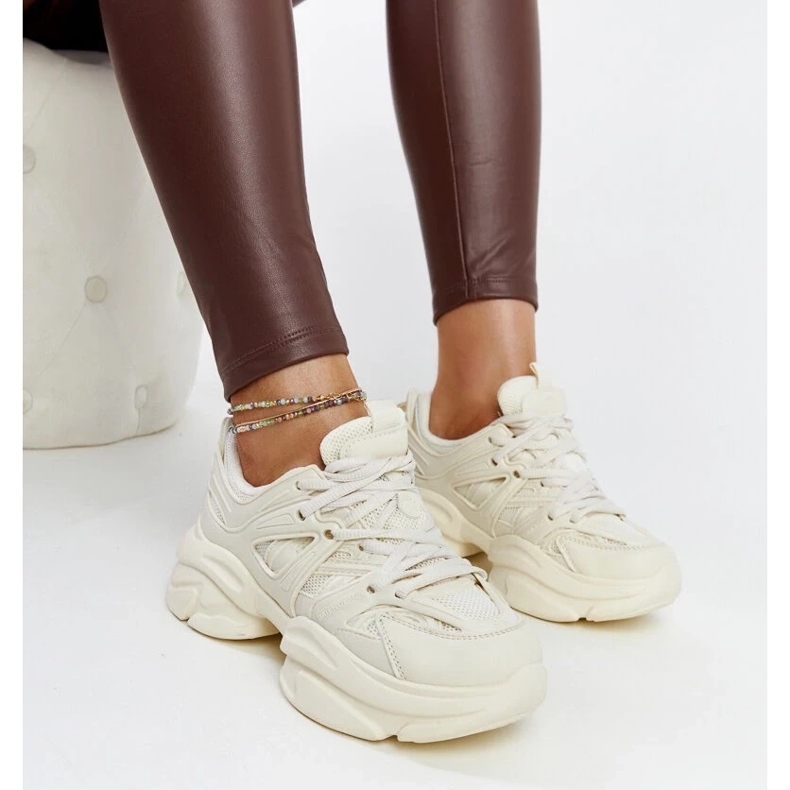 D/GMR Hellbeige Sport-Sneaker von Feaven 2