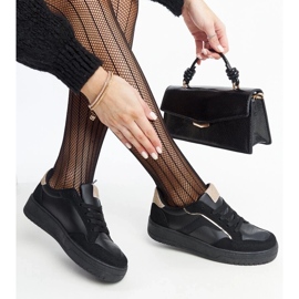 D/GMR Walda schwarze Plateau-Sneaker 2