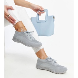 D/GMR Graue Sneakers aus Zahira-Stoff 2