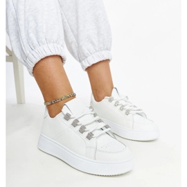 D/GMR Weiße Sneaker mit dicker Walida-Sohle 2