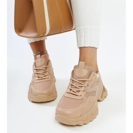 D/GMR Braune Plateau-Sneaker, verziert mit Maras-Zirkonen 2