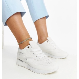 D/GMR Weiße Tasnim-Sneaker aus Schlangenleder 2