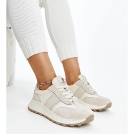 Graue Ledersneaker von Nahas 2