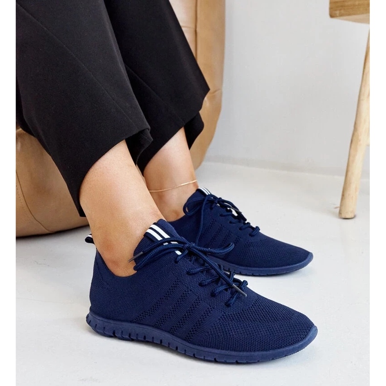 Marineblaue Shukornia-Sportsneaker 2