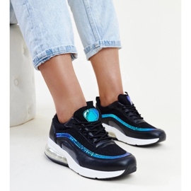 Schwarze Turnschuhe mit Jelek-Hologramm 1