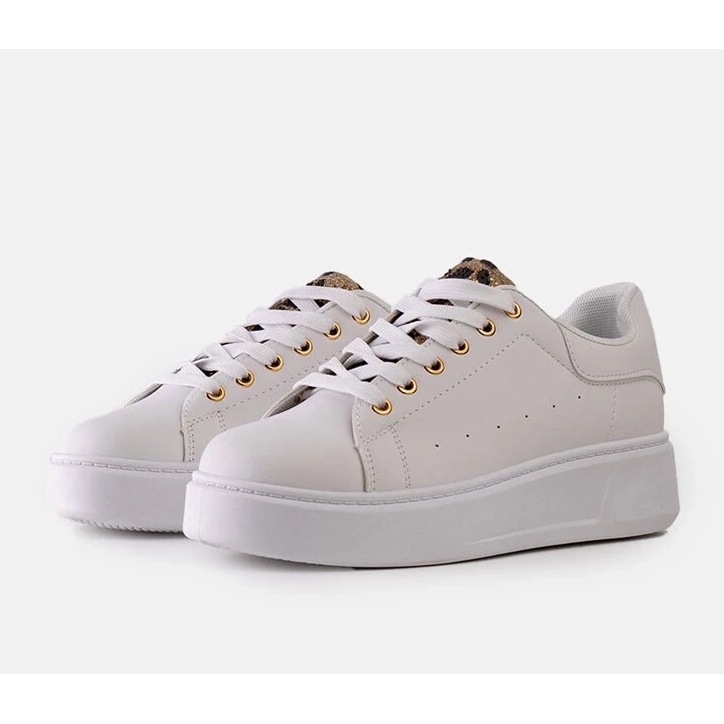 D/CEO Weiße Sneaker mit auffälliger Asmait-Verzierung 1