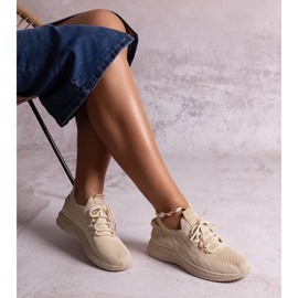 D/CEO Beigefarbene Khitam-Sportsneaker 2