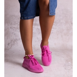 D/CEO Dunkelrosa Khitam-Sportsneaker 1