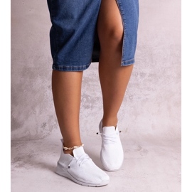 D/CEO Weiße Gaberla-Slip-On-Sneaker 1