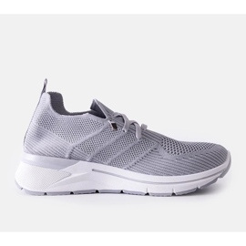 D/CEO Graue Gaberla-Slip-On-Sneaker 1