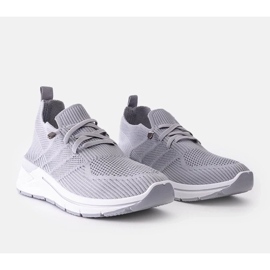 D/CEO Graue Gaberla-Slip-On-Sneaker 2