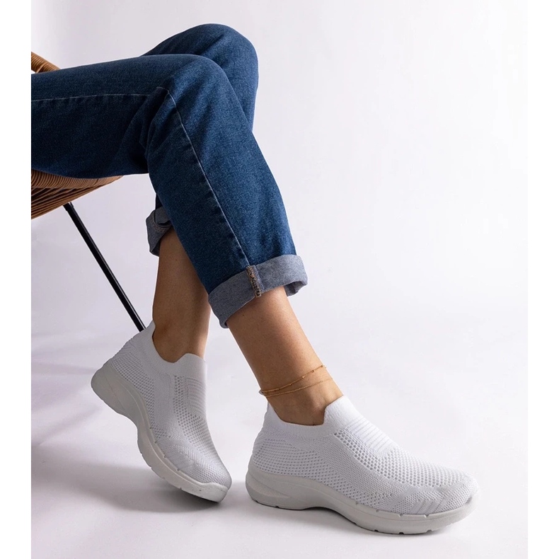 D/CEO Weiße Slip-on-Sportsneaker von Mora 1