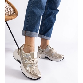 D/CEO Goldene Sportschuhe für Frauen Sneaker Sedilla 2